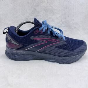 Brooks Levitate 6 Womens Running Shoes Peacoat Pink Lady Lilac Rose Size 11